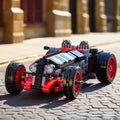 Lego Road Racer: A Dark And Industrial Elegance In The City
