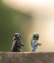 Lego star wars minifigures walking together Royalty Free Stock Photo