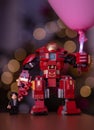 Lego super heroes hulkbuster and benner Royalty Free Stock Photo