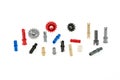 Lego technic pieces Royalty Free Stock Photo