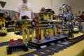 Lego train station