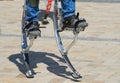 Legs for jumping stilts Royalty Free Stock Photo