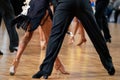 legs male and female dancers Royalty Free Stock Photo