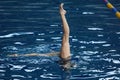 Legs of synchronous swimer