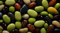 Leguminous beans background