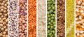 Legumes collage Royalty Free Stock Photo