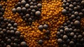 Legumes group lentils background Royalty Free Stock Photo