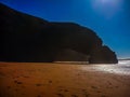 Legzira rock arch in Morocco Royalty Free Stock Photo