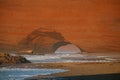 Legzira stone arches, Atlantic Ocean, Morocco, Africa