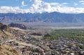 Leh city and beautiful landscape,HDR Royalty Free Stock Photo