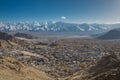 Leh city view from Tsemo