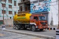 Sewer cleaning truck in Leh, Ladakh