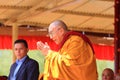 LEH, INDIA - AUGUST 5, 2012: His Holiness the 14th