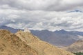 Leh palace and mountain landscape Royalty Free Stock Photo