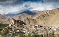 Leh Palace - Namgyal Tsemo Gompa Royalty Free Stock Photo