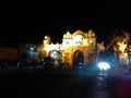 Leheripura Gate of Baroda City Gujarat India in Night