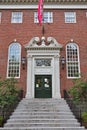 Lehman Hall in Harvard University, Boston, USA Royalty Free Stock Photo