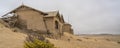 The Lehrer house at German Kolmanskop Ghost Town with the abandoned buildings in the Namib desert