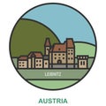 Leibnitz. Cities and towns in Austria Royalty Free Stock Photo