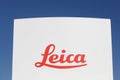 Leica sign on a panel