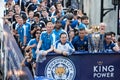 Leicester City celebrates Championship of English Premiere League in Thailand Royalty Free Stock Photo