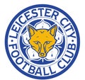 Leicester city logo editorial illustrative on white background