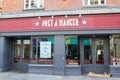 LEICESTER, ENGLAND- 3 April 2021: Pret a Manger shop front