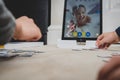 Leicester, Leicestershire, United Kingdom. 22 February 2019. School age kids learning and enjoying on Osmo, a platform using iPads