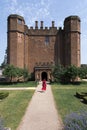 View of Leicester's Gatehouse at Kenilworth Castle - Warwickshire England. Royalty Free Stock Photo