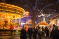 Leicester square traditional fun fair, London Royalty Free Stock Photo