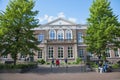 Leiden, Law faculty.Kamerlingh Onnes Building ,Steenschuur Royalty Free Stock Photo