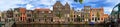 Leiden linear panorama Royalty Free Stock Photo