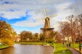 windmill de Valk in Leiden the Netherlands