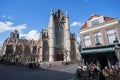 Leiden.Hooglandse kerk with terrace in front