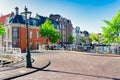 Leiden in Netherlands Royalty Free Stock Photo