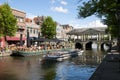 Leiden,Nieuwe Rijn,Koornbrug Royalty Free Stock Photo