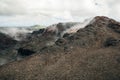 Leilani Estate, Hawaii, USA. - Kilauea volcano eruption hardened black lava field