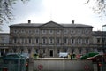 Leinster House, the building of the Irish parliament, Dublin, Ir