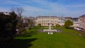 Leinster House in Dublin - the Irish Government Building from above Royalty Free Stock Photo