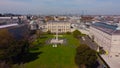 Leinster House in Dublin - the Irish Government Building from above Royalty Free Stock Photo