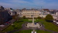 Leinster House in Dublin - the Irish Government Building from above Royalty Free Stock Photo
