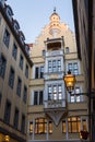 Leipzig Barthels Hof Courtyard Shopping Area Famous Medieval Spot Germany European Architecture