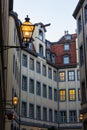 Leipzig Barthels Hof Courtyard Shopping Area Famous Medieval Spot Germany European Architecture