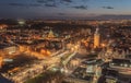 Leipzig city in the night Royalty Free Stock Photo