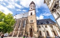 LEIPZIG, GEMANY - JULY 2016: Thomaskirche in Leipzig, Saxony. Le Royalty Free Stock Photo