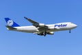 Boeing 747 from Polar Royalty Free Stock Photo