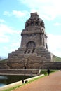 Leipzig, Germany - February 24, 2024: Monument to the Battle of the Nations Royalty Free Stock Photo