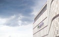 Leipzig, Germany - June 25, 2022: Street view of the shopping mall Hoefe am Bruehl or colloquial Blechbuechse translated as tin,