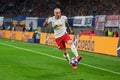 Angelino during the match Leipzig vs Tottenham at Leipzig Arena before Royalty Free Stock Photo