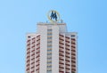 View of Wintergartenhochhaus residential tower Royalty Free Stock Photo